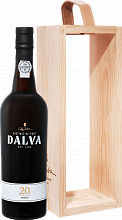Портвейн Dalva Porto 20 years old C. Da Silva (gift box)