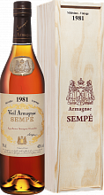 Sempe Vieil Armagnac 1981 (Подарочная упаковка)