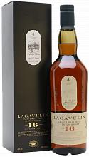 Виски Lagavulin Islay single malt scotch whisky 16 Years Old (Подарочная упаковка)