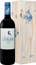 Вино Le Haut-Medoc De Citran Haut-Medoc AOC Chateau Citran (Подарочная упаковка)