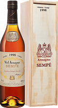 Арманьяк Sempe Vieil Armagnac 1998 (Подарочная упаковка)