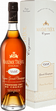 Коньяк Maxime Trijol Cognac VSOP Grande Champagne Premier Cru (gift box)